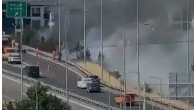 Anadolu Otoyolu’nda Yangın Paniği: Sigara İzmari Neden Oldu!