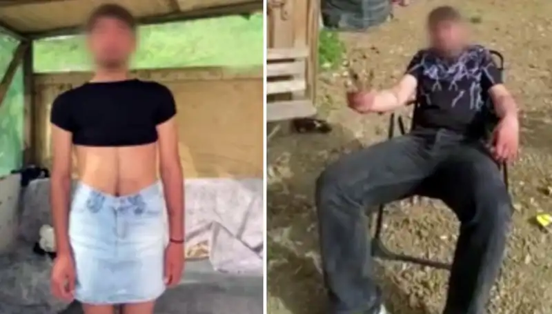Hırsızları Yakalayıp Kadın Kıyafeti Giydiren Gruplar Sosyal Medyada Şok Yarattı