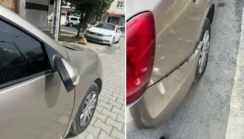 Motosikletli Magandanın Dehşeti: Otomobilin Aynasını Kırıp Mahalleyi Kavgaya Çağırdı