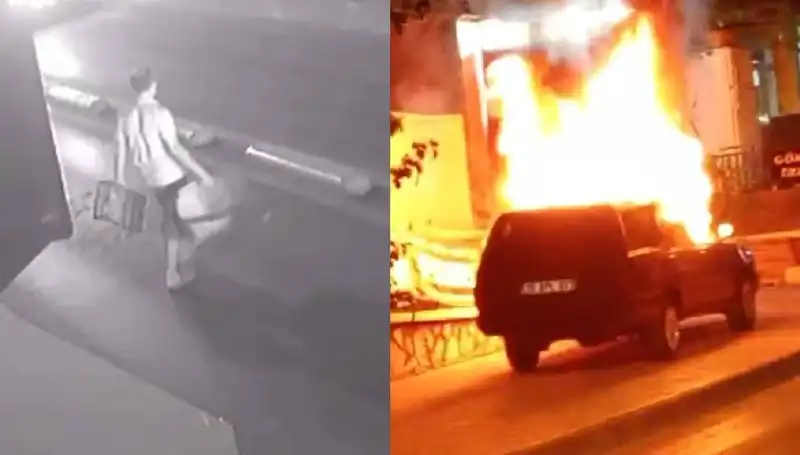 Eşinin Boşanma Talebine Yanıt: Aracını Ateşe Verdi!