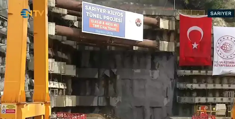 İstanbul'da Ulaşımı Kolaylaştıracak Sarıyer-Kilyos Tüneli Açıldı