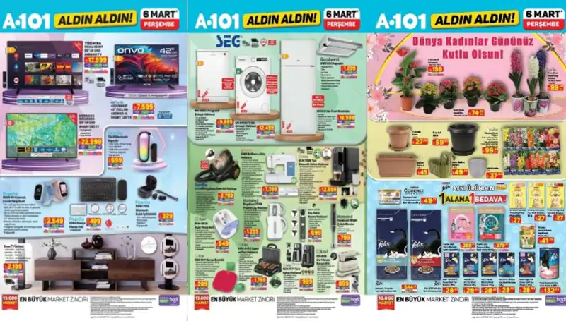A101 6 Mart Aktüel Ürünler: Elektrikli Süpürge ve Daha Fazlası Raflarda