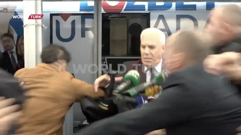 Bursa Büyükşehir Belediye Başkanı’na Yumruklu Saldırı Görüntüleri Ortaya Çıktı!