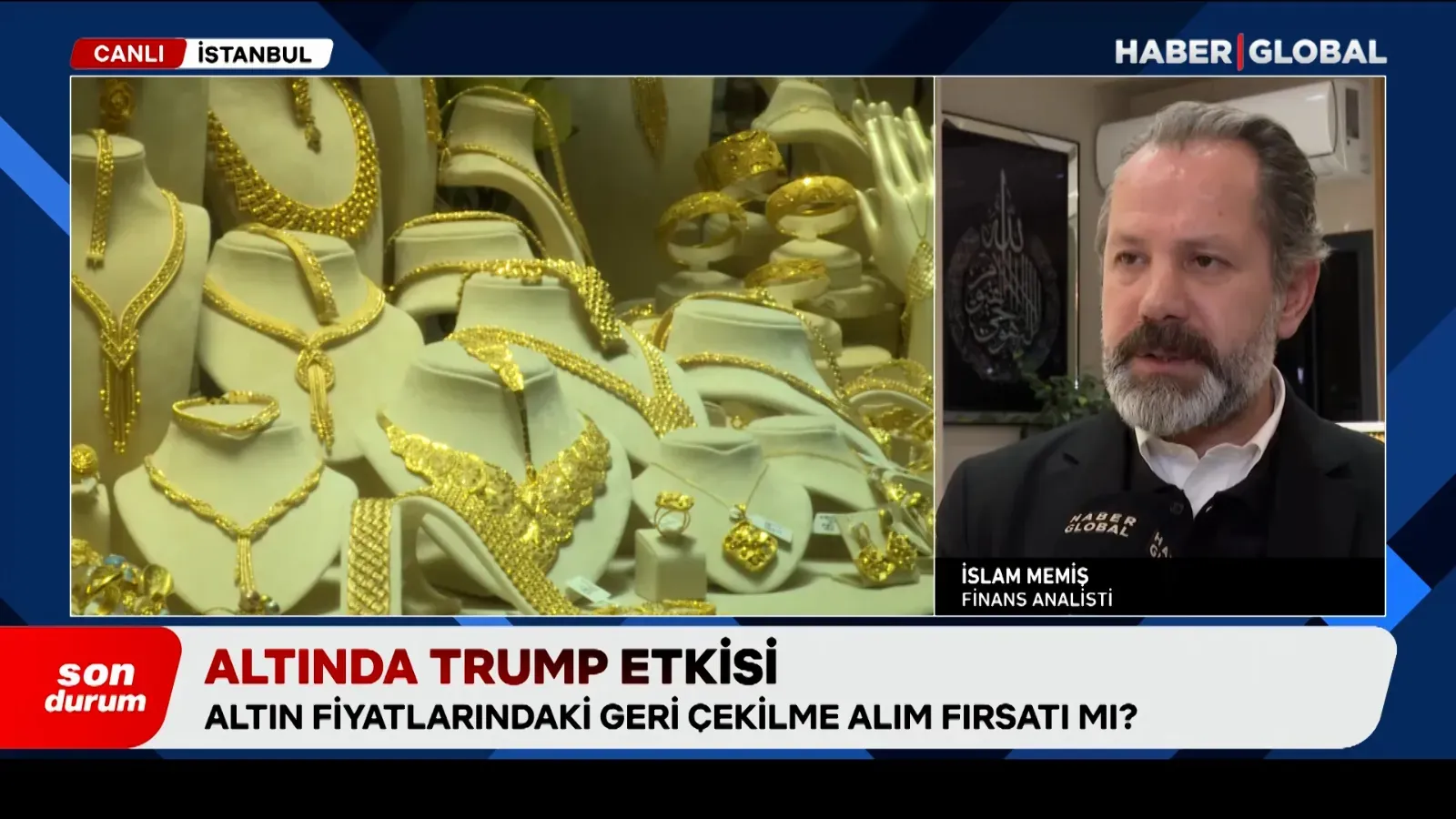 Trump'ın Gelişiyle Gram Altın Fiyatlarında Düşüş! İslam Memiş Beklentilerini Açıkladı