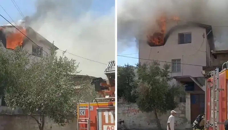 Hatay'da Ev Yangını: 3 Yaşındaki Çocuk Hastaneye Kaldırıldı