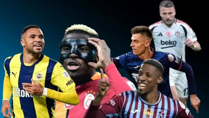 Süper Lig'de Gol Krallığı Yarışında Öne Çıkan İsimler: Osimhen, Banza ve En-Nesyri