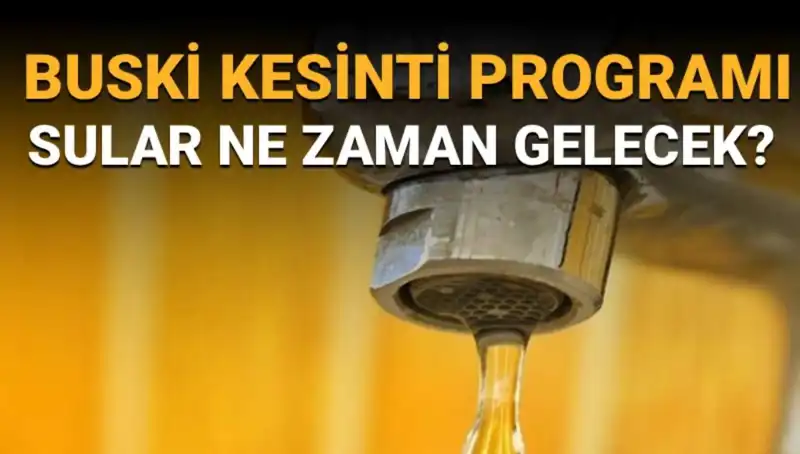 Bursa Nilüfer'de Su Kesintisi: Yeni Programla Sular Ne Zaman Gelecek?