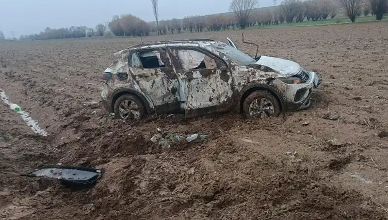 Şarampole Devrilen Otomobilde Ortaya Çıkan Felaket: İki Yaralı