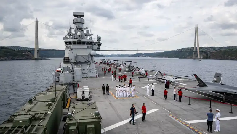 TCG Anadolu, Sarayburnu’ndan Ayrılarak Önemli Görevinin Başlangıcını Yaptı