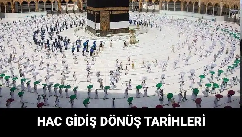 2025 Hac Ziyareti için Gidiş-Dönüş Tarihleri Açıklandı!