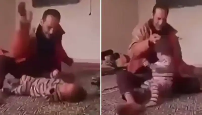 Çocuğuna Acımasızca Şiddet Uygulayan Baba Tutuklandı!