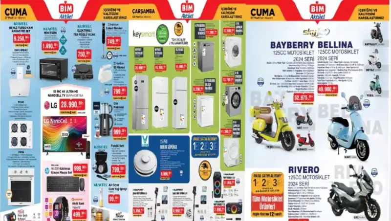 BİM'de Mart Ayına Özel İndirimler Başlıyor: 4-7 Mart Aktüel Ürünler Kataloğu